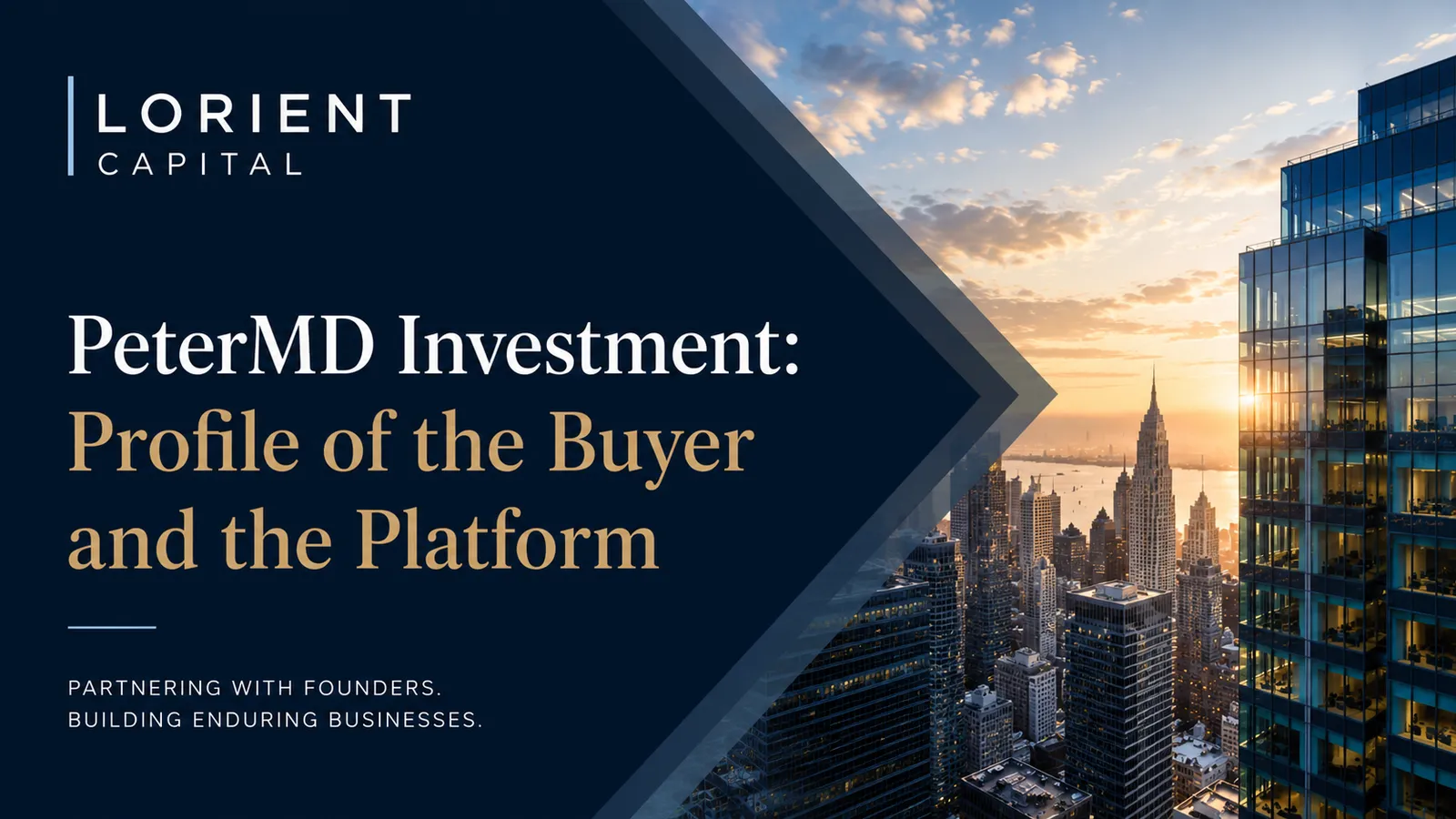 Nextmd Lorient Capital's PeterMD Investment: Profile of the Buyer and the ...